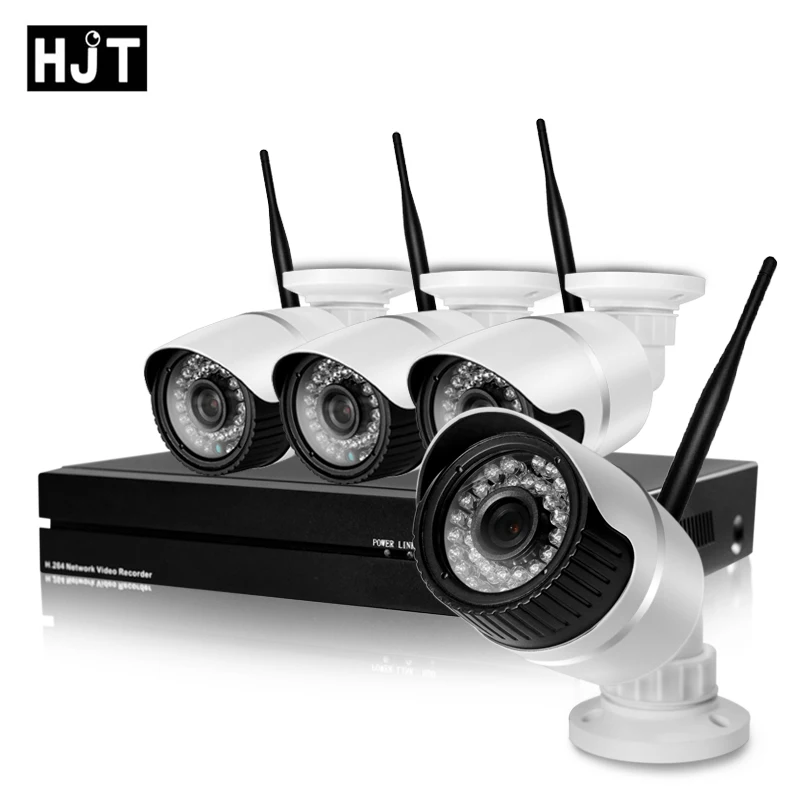 HJT SONY IMX 323 беспроводная Wifi IP система наблюдения ссtv 8CH Full HD 1080P NVR комплект наружная