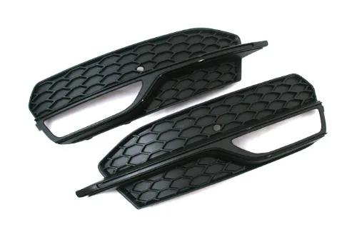 S линия соты Стиль черная противотуманная фара решетка для AUDI A3 8V|light grill|grille blackblack