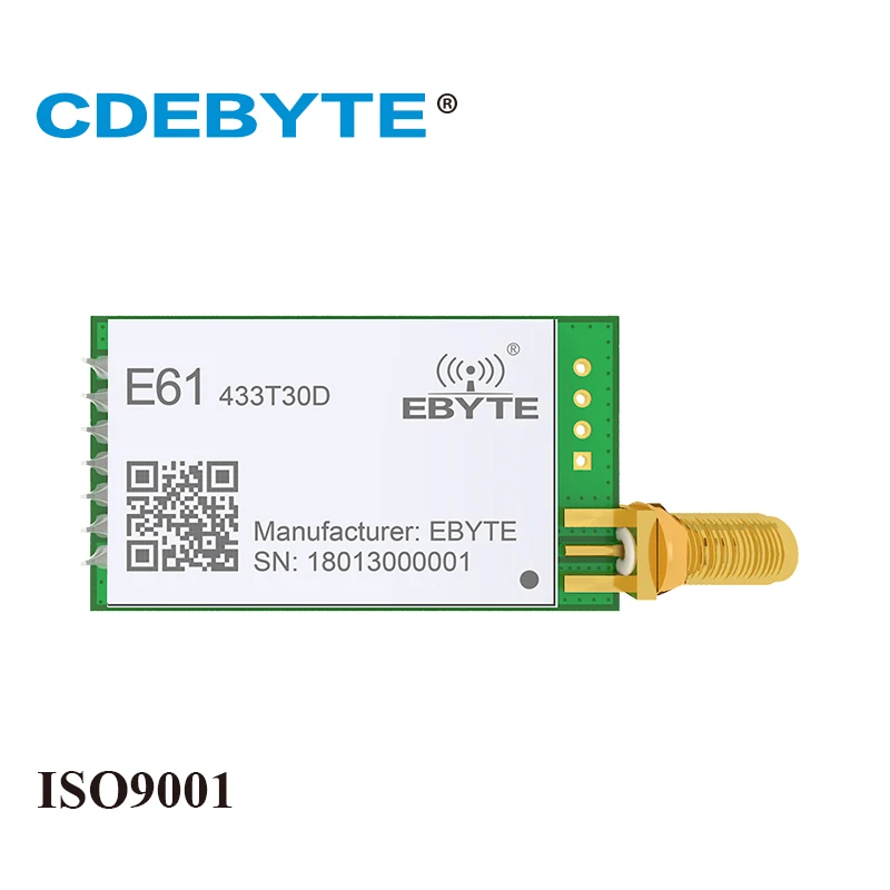 

E61-433T30D 433mhz 1W SMA IoT uhf Wireless Transceiver CDEBYTE 30dBm Transmitter and Receiver rf Module