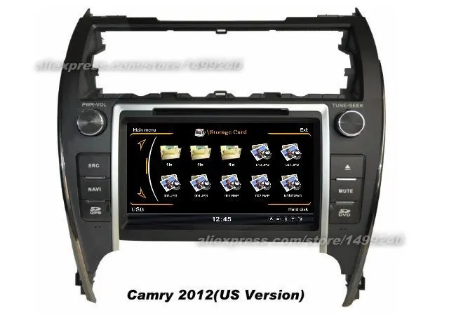 

Для Toyota Camry 2012 ~ 2013-телефон с радио, ТВ, DVD, iPod, BT, 3G, Wi-Fi, HD-экран, мультимедийная система