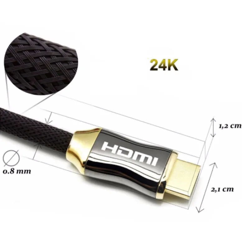 HDMI 2 0 k * 4 Позолоченные 3D к адаптер 1 5 м 3 8 M 10 15 для PS3 проектор HD ЖК дисплей ТВ STB