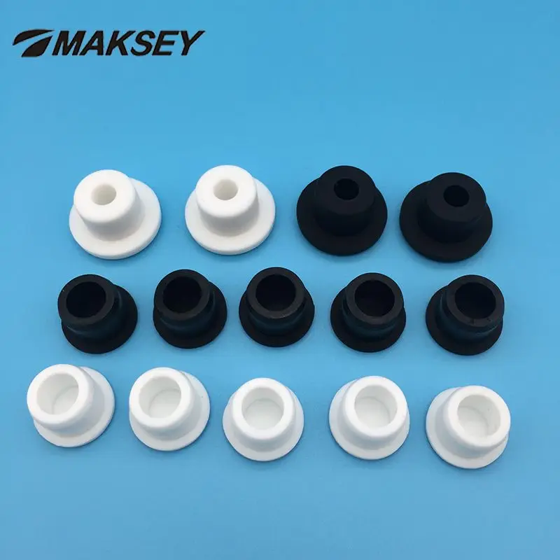MAKSEY Silicone rubber Stoppers Plug Laboratory Test Tube Stopper Caps 25mm 26mm 27mm 28mm High temperature Sealing Gasket Cover