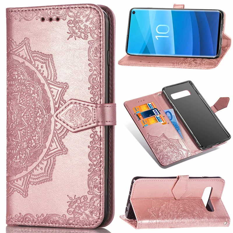 Флип-кейс из искусственной кожи для Samsung Galaxy S10 S9 S8 Plus S7 S6 Edge S10e M10 M20 C8 Note8 9 A50S A30S A20S