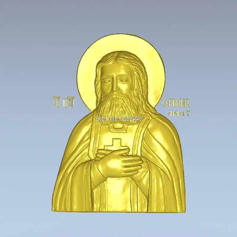 

High quality 3d model relief for cnc or 3D printers in STL file religion