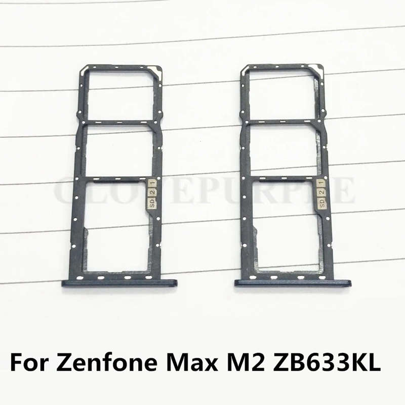 

Sim Card Holder Tray Card Slot For Asus ZenFone Max M2 ZB633KL