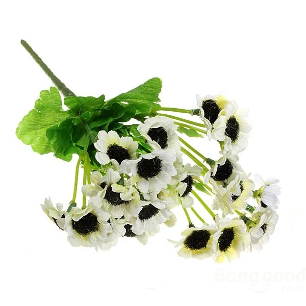 Hot Deal 1 Bouquet Artificial Sunflower Silk Flower Home Garden Decoration |