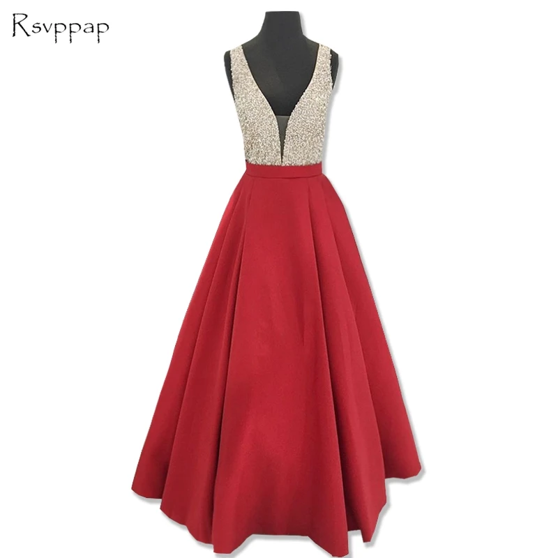 

Женское длинное вечернее платье, красное платье с V-образным вырезом, расшитое бисером, в африканском стиле, 2021
