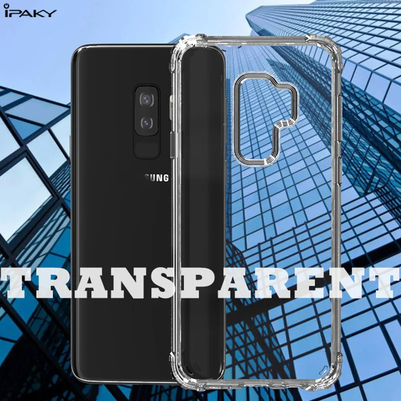 

Противоударный чехол для Samsung S9, прозрачный, противоударный