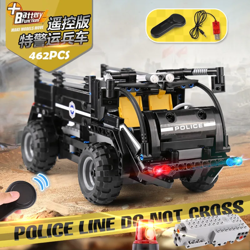 

13008 Remote Control Car Model Toys The Transport Vehicle Set Building Blocks Bricks Educational Toys DIY Birthday Gifts