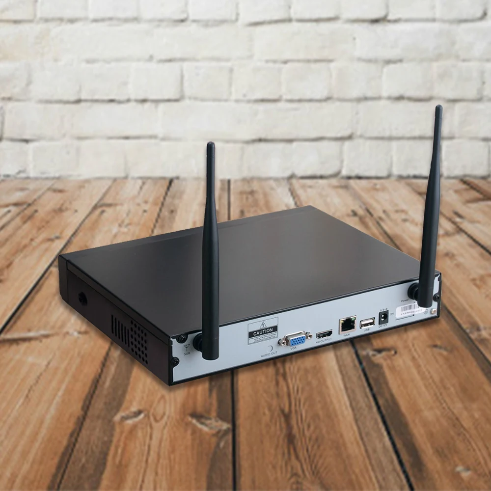 4CH P2P HD 720 P ИК Ночное видение Беспроводной для дома и улицы IP Камера набор