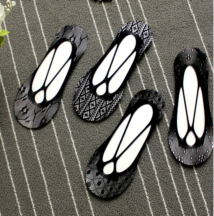 2016 новые модные женские кружевные носки невидимые низкие для женщин