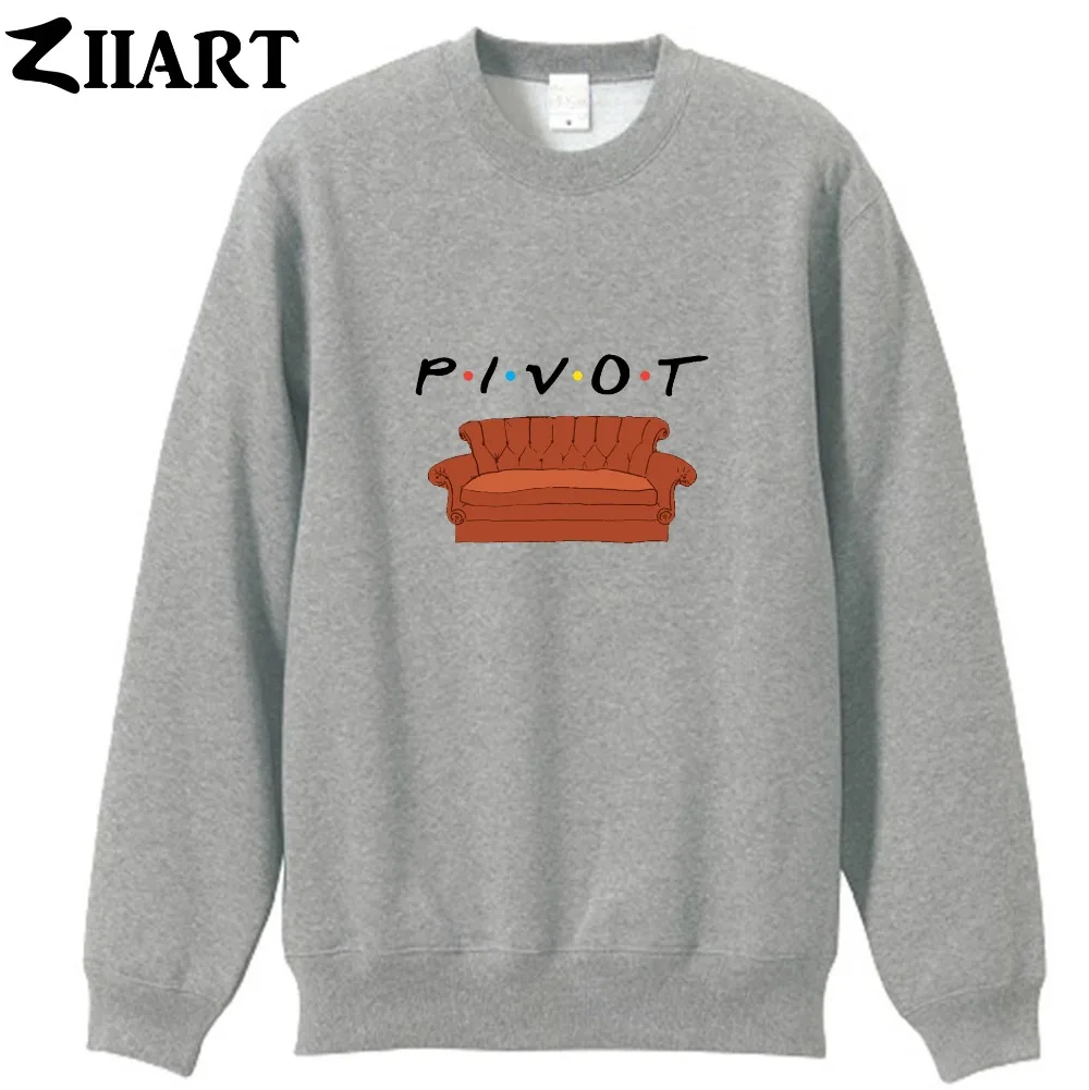 P.I.V.O.T. PIVOT диван друзья шрифт Пара Одежда для девочек женские хлопковые на