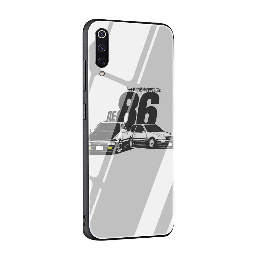 G1 D AE86 чехол из закаленного стекла для телефона Xiaomi mi 8 9 Red mi 4X 6A Note 5 6 7 Pro Pocophone F1 - Цвет: G1