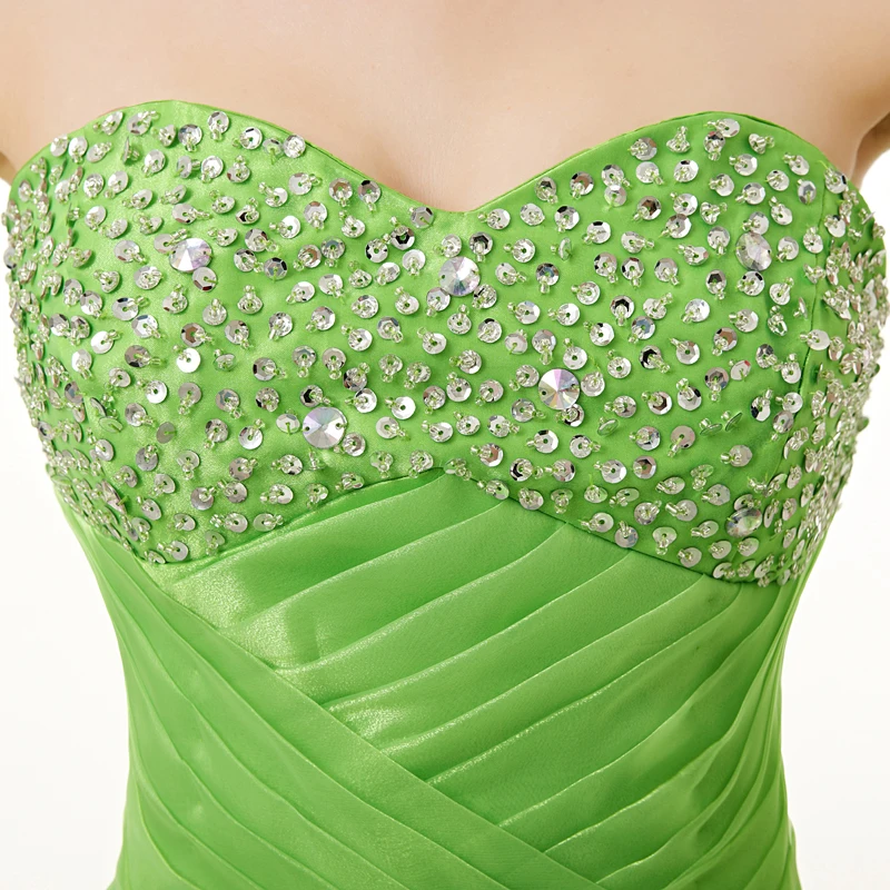 Недорогое зеленое бальное платье Quinceanera 2018 милое длиной до пола с открытыми