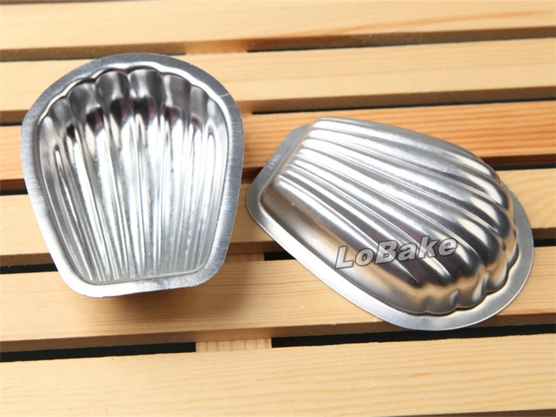 (5 шт./лот) Высококачественная алюминиевая форма для торта Madeline Форма раковины