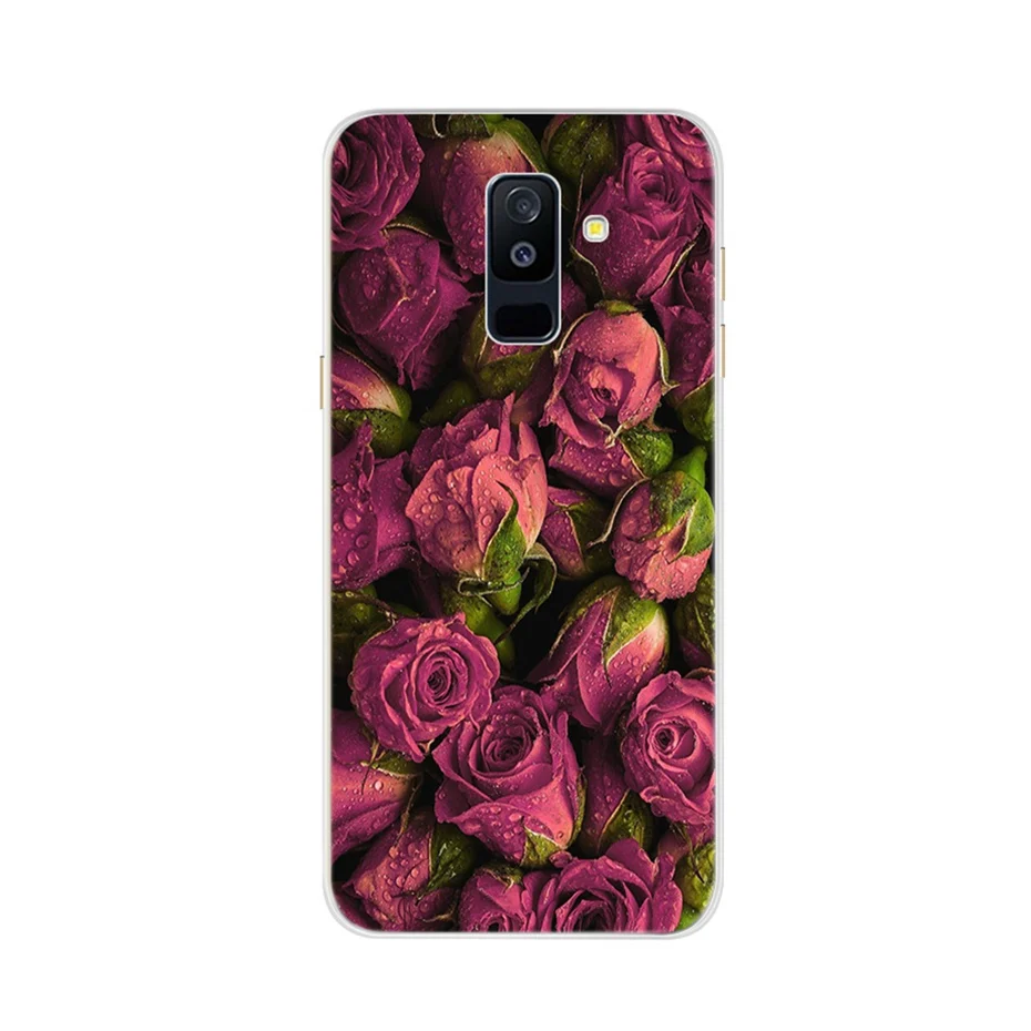 Флуоресцентный желтый Для samsung Galaxy A6 плюс A6Plus чехол на samsung A6 плюс Чехол Мягкий силиконовый чехол для задней панели мобильного телефона из термопластика чехол для принципиально A6 плюс 6 A6 - Цвет: Флуоресцентный желтый
