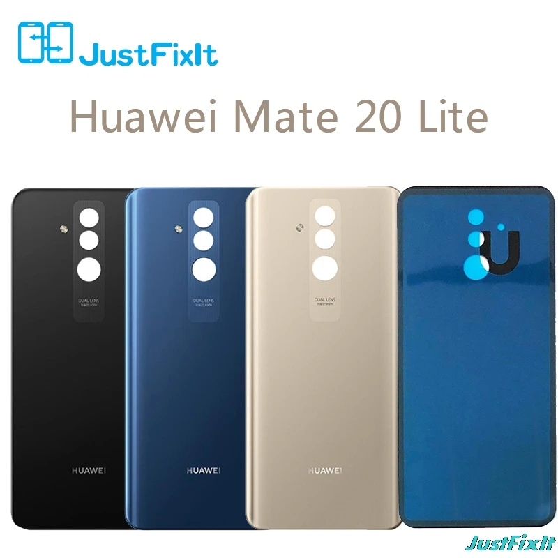 Для Huawei Mate 20 Lite крышка батареи Задняя стеклянная панель Дверь Корпус чехол для Pro