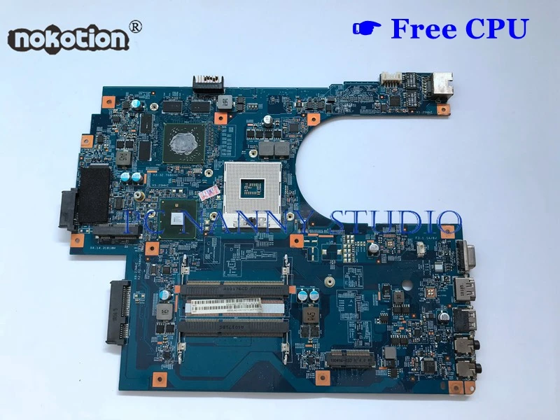 Материнская плата PCNANNY для ACER 7741 7741G материнская ноутбука HD 5650/1 Гб MBBJ901001 S989 HM55