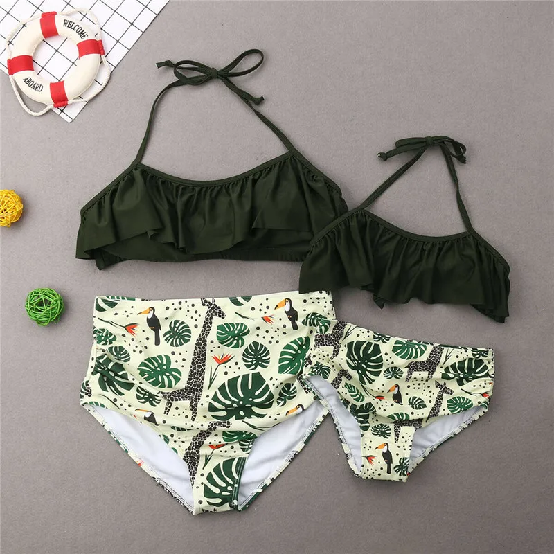 2019 летняя одежда для всей семьи одинаковая Пляжная мода лето Модная детский