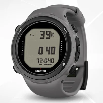 light grey NiteScuba аксессуары для подводной фотосъемки Suunto D4i Novo компьютерные часы для дайвинга с USB для подводного плавания - Цвет: light grey