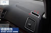 yimaautotrims auto accessory front dashboard air conditioning ac vent outlet cover trim fit for vw volkswagen sharan 2012 2016