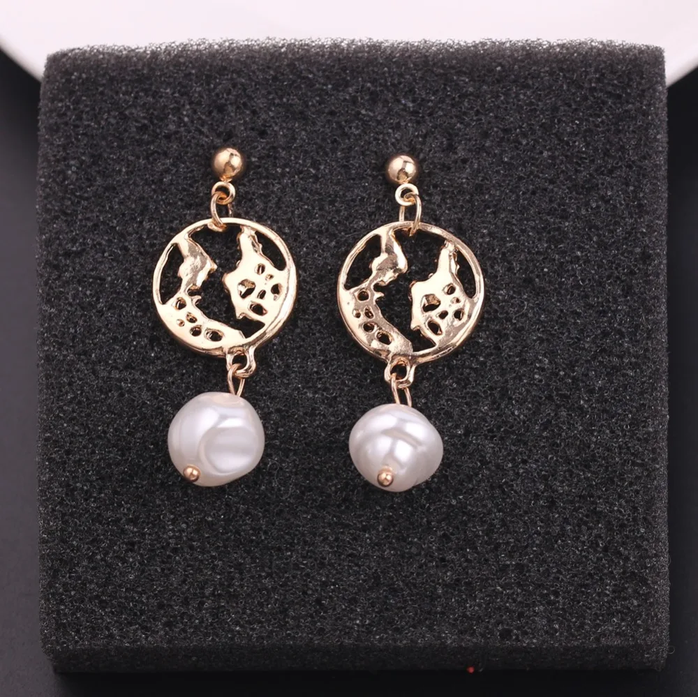 Серьги гвоздики с натуральным пресноводным жемчугом для женщин и девочек