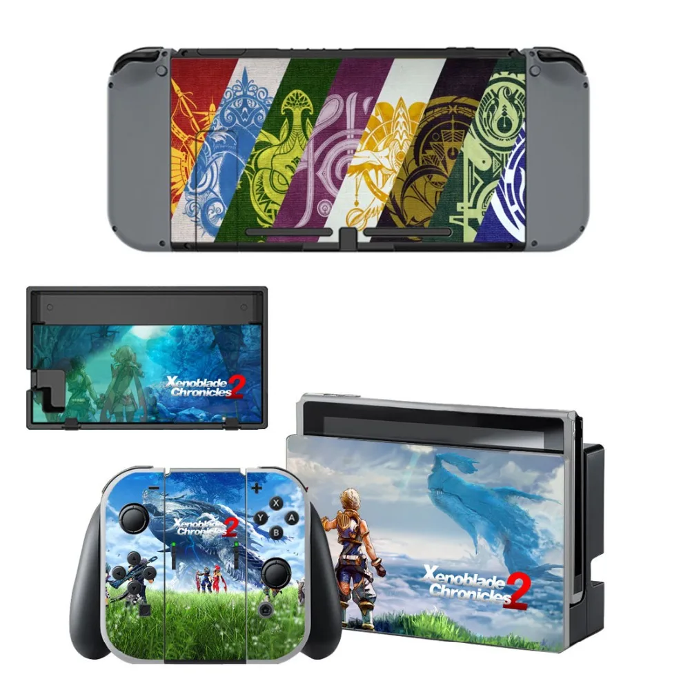 Наклейки NS Game Xenoblade летопицы 2 для Nintendo Switch & контроллер Обложка наклейки защитная