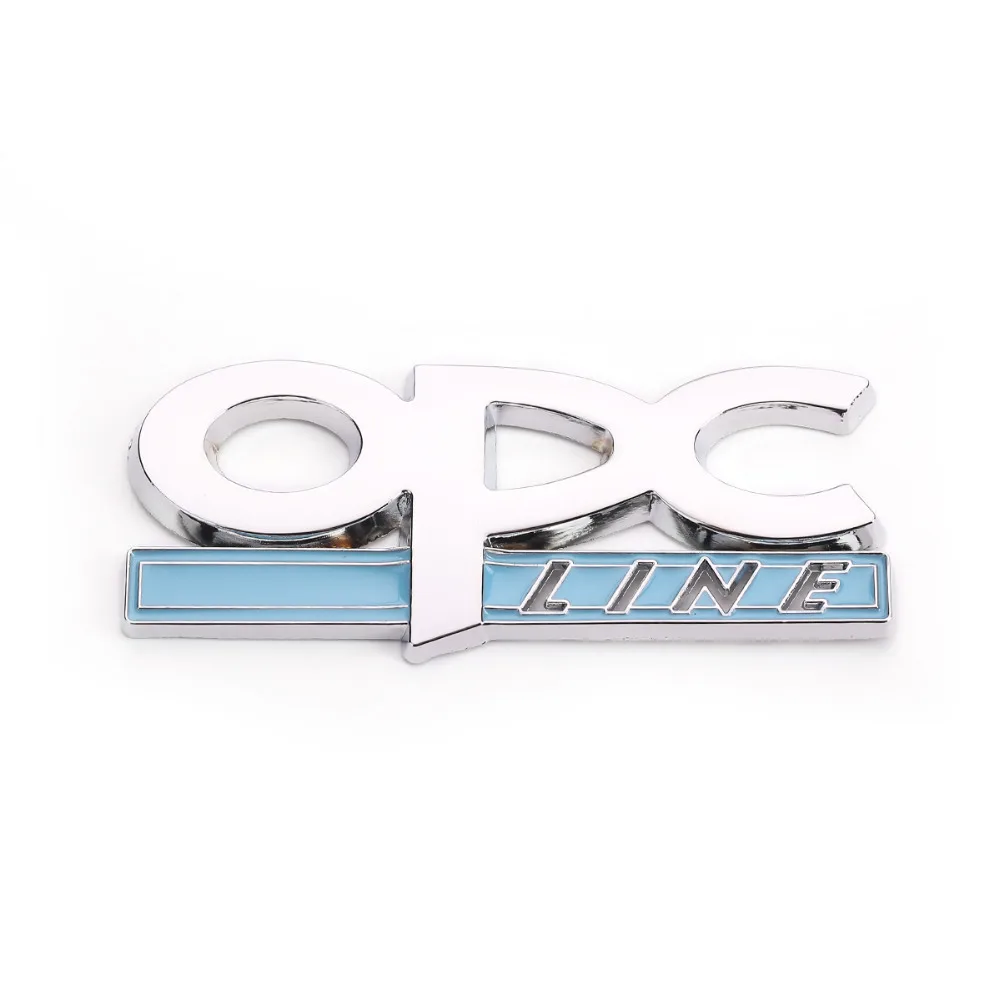 Автомобильный Стайлинг 3D Автомобильная наклейка хромированный металл OPC эмблема