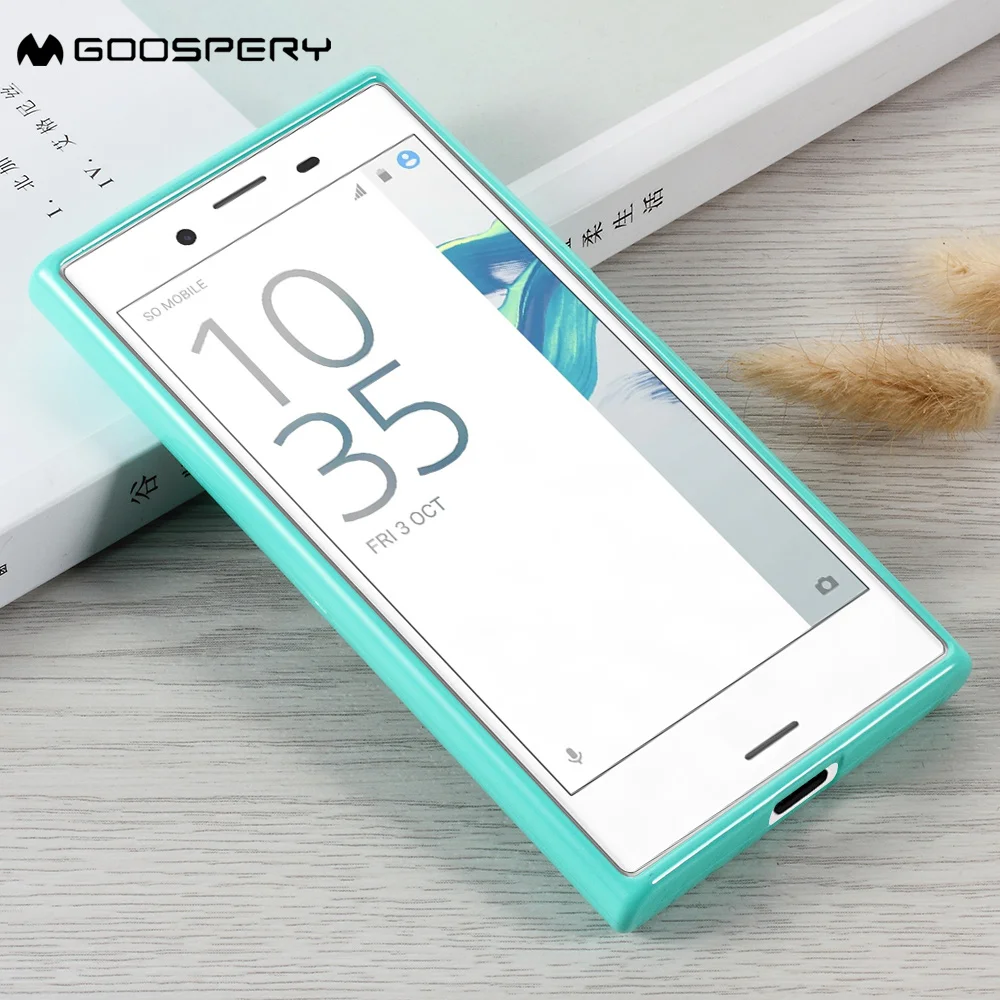 MERCURY GOOSPERY For Sony Xperia X Compact Cases Glitter Powder TPU Skin Case for - 4.6 inch |