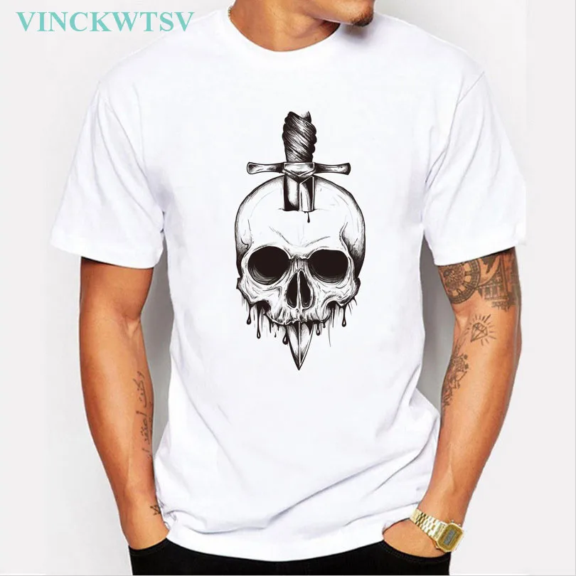 Новинка 2017 года поступления мода фехтовальщик Дизайн Для мужчин футболка