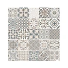 Настенная Наклейка для плитки в европейском стиле, 20*100 см * 1 шт., водостойкие настенные наклейки для ванной и кухни, домашний декор, самоклеящийся плакат из ПВХ