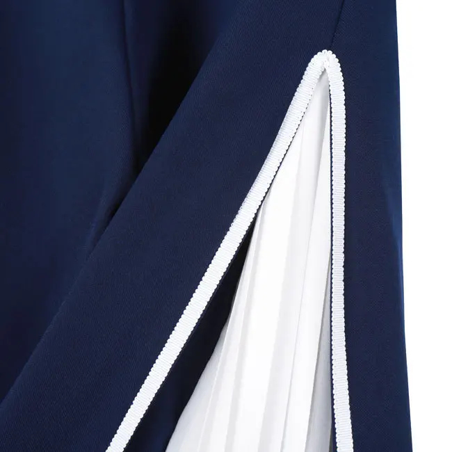 Новинка лета 2016 женские шифоновые плиссированные широкие брюки с прострочкой