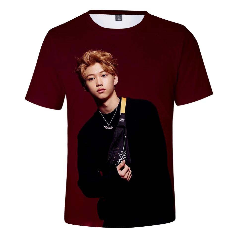 Straykids футболка 3D принт мужские и женские футболки для мальчиков девочек straykids