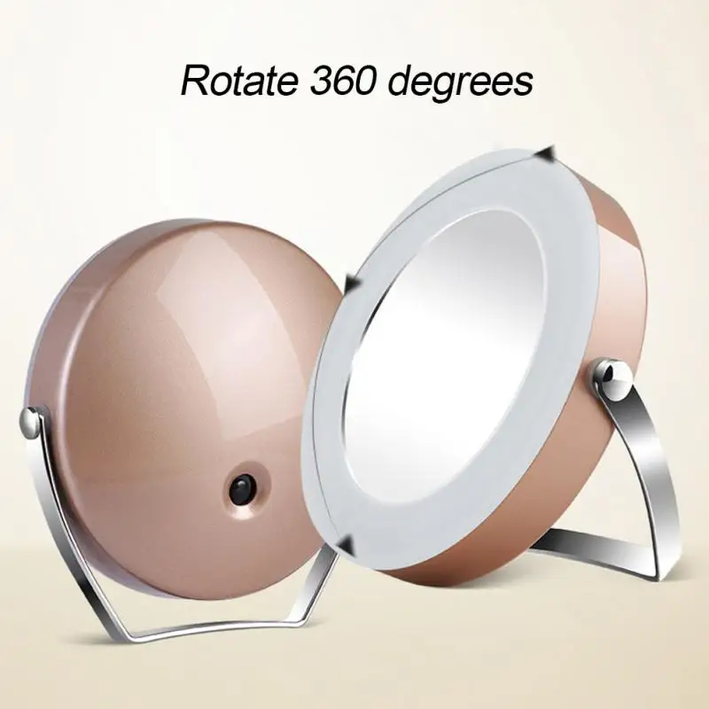 Новый 3X увеличительное зеркало косметическое светодио дный присоска-замок яркий