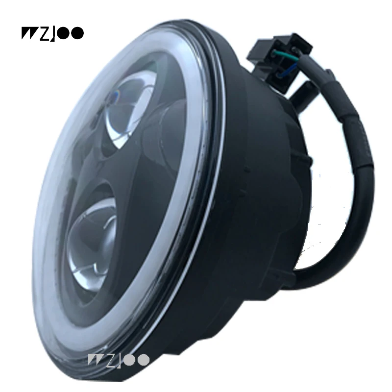 Wzjoo 5 3/4 &quot5 75&quot прожекторная фара с белым ДХО для индийского скаута мотоцикла