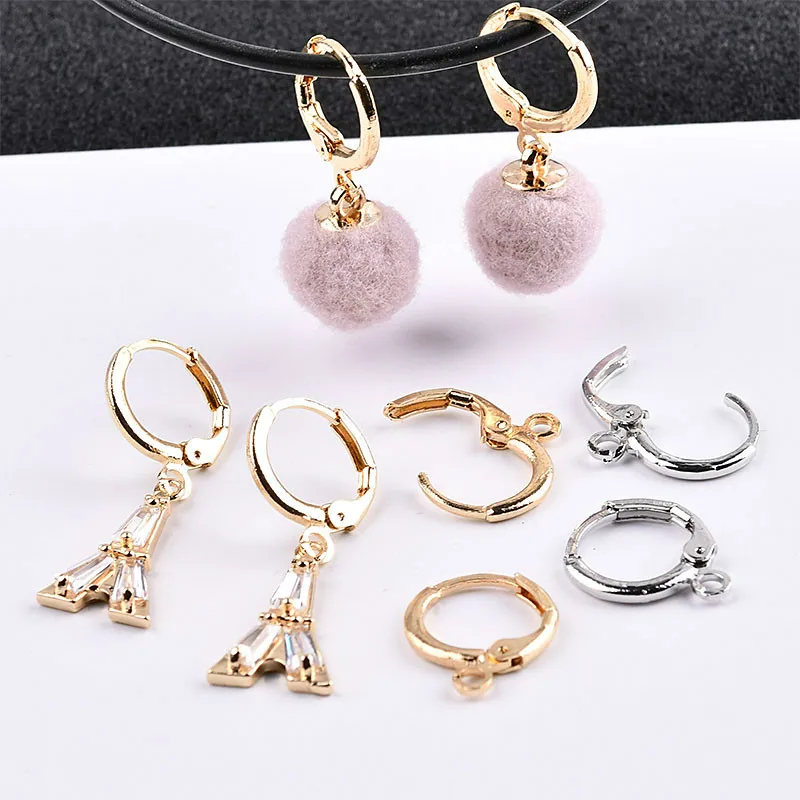 Ретро французский Циркулярный ремень ухо кольцо для ушей DIY материал и