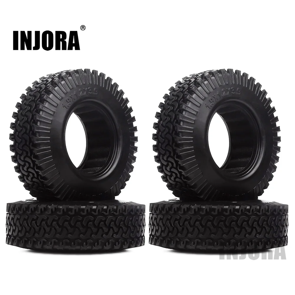 Резиновые Колесные шины INJORA 4 шт. 98 мм 1 9 для радиоуправляемых моделей Rock Crawler Axial