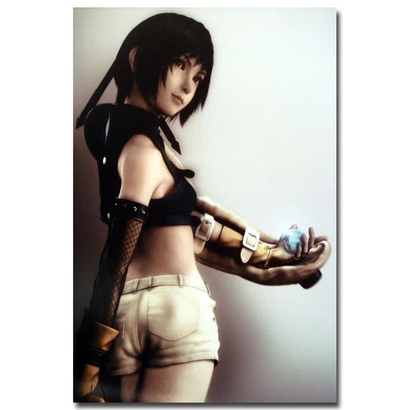 Печатный постер Yuffie Kisaragi - Final Fantasy VII из шелковой ткани 13x20 24x36 дюймов Популярная