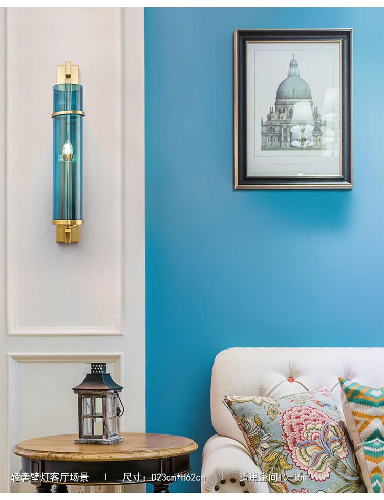 New Chinese wall lamp Background net red bedside Bedroom romantic aisle bathroom mirror headlight | Освещение