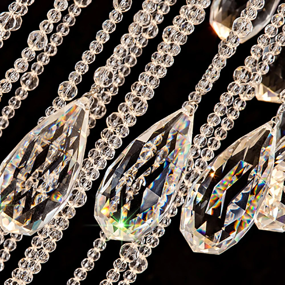 Современные двойная винтовая лестница блеск с украшением в виде кристаллов