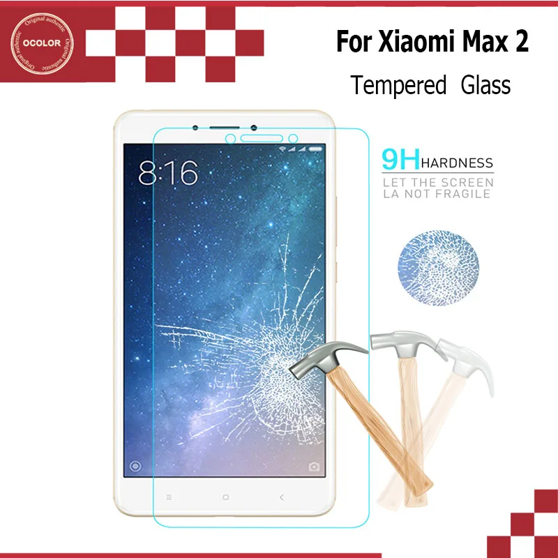 Ocolor для Xiaomi mi Max 2 пленка из закаленного стекла передняя защита экрана стекло