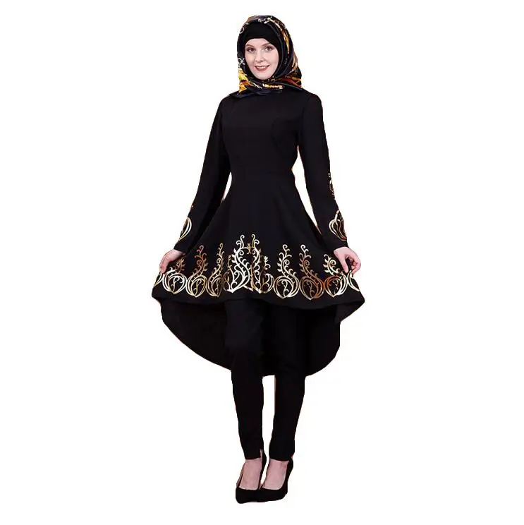 Топы для мусульманских женщин топ с горячим тиснением в этническом стиле