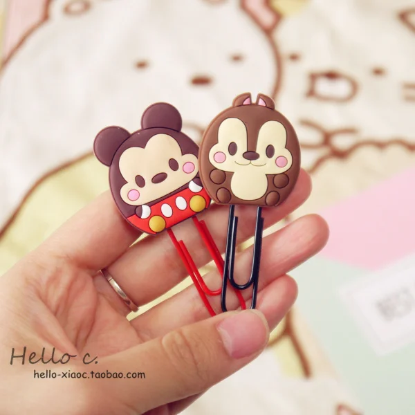 Микки Дональд милый клип креативный Дональд Pin Клип канцелярская Скрепка Закладка офисные аксессуары
