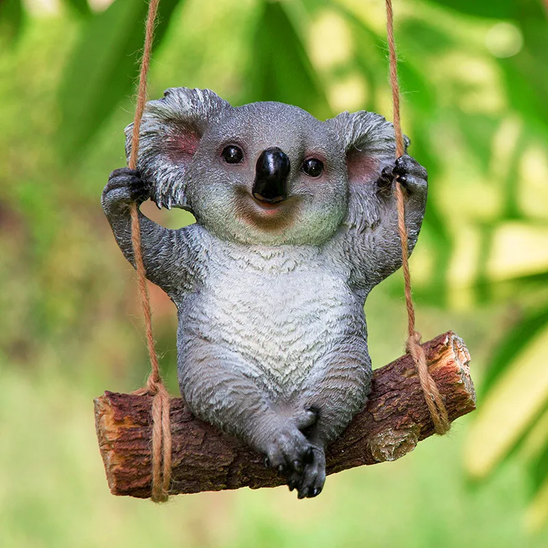 Полимерные садовые панды с животными украшение для сада Koala уличное | Дом и сад
