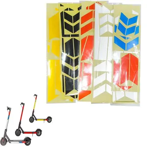 Высококачественные светоотражающие Стикеры для Xiaomi Mijia M365, аксессуары для электрического скутера, скейтборда