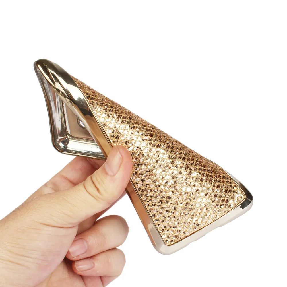 Luxury Glitter Bling Silicone Case For Samsung Galaxy S4 S5 S6 S7 Edge S8 A5 A3 2016 J3 J5 J7 2017 J2 Prime Grand Neo Plus Cover |