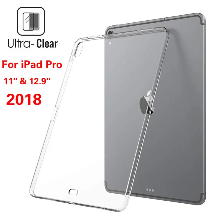 Задняя крышка для новейшего iPad Pro 11 прозрачный чехол Funda Apple и 12 9 2018 тонкий