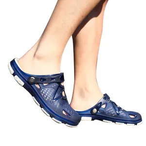 Новинка 2019 года; пляжные вьетнамки для прогулок; повседневная мужская обувь; летние модные пляжные шлепанцы; Sapatos Hembre Sapatenis Masculino