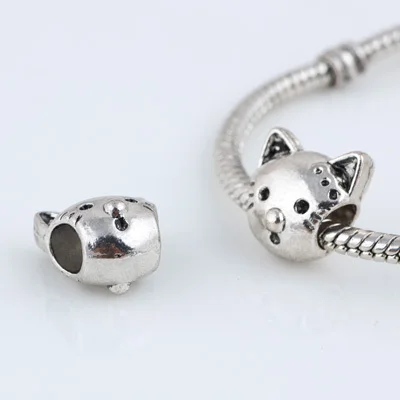 10 шт./партия бусины шармы из сплава|beads charms|bead spacersfor pandora |