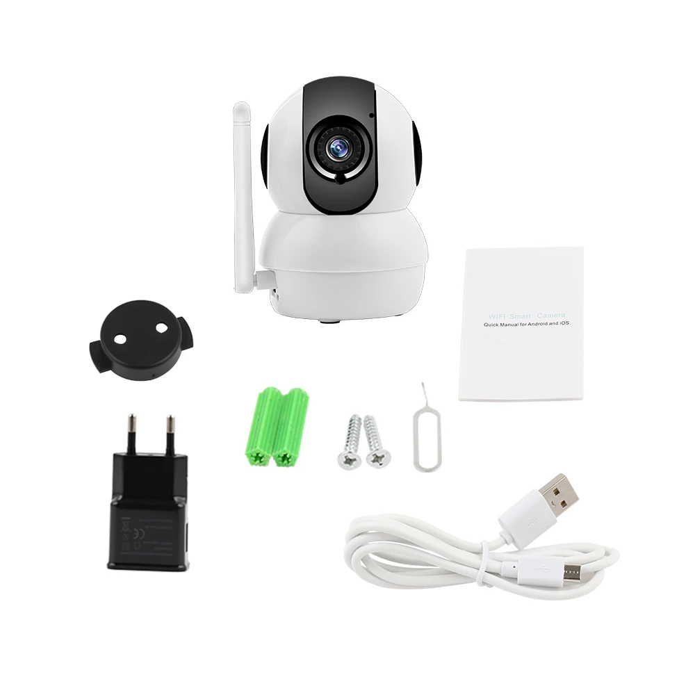 MISECU Смарт мини панорамная Регулируемая IP камеры WiFi 1080 P Крытая купольная камера